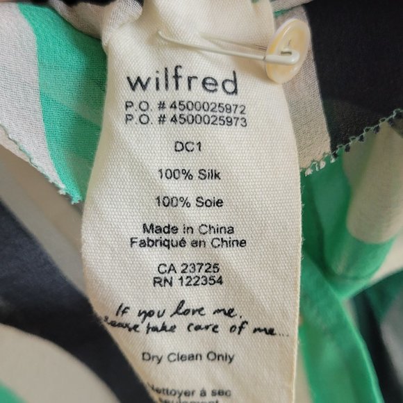 Semi Vintage Wilfred 100% silk Blouse - Picture 4 of 5